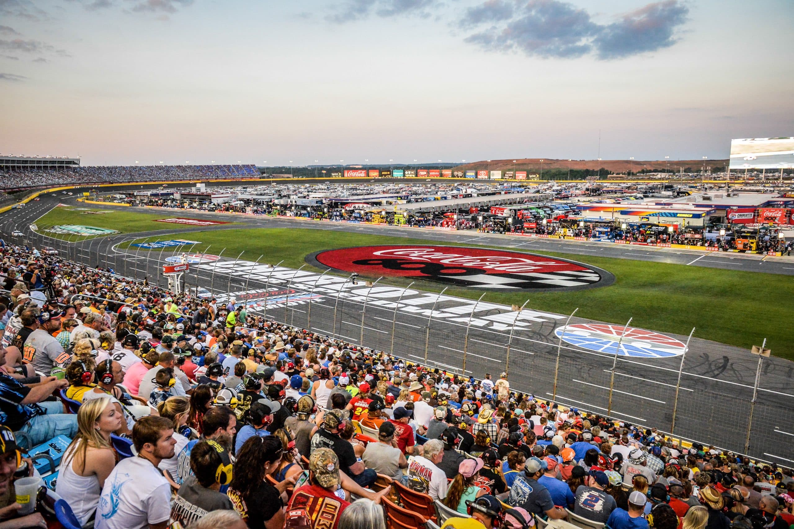 Charlotte Motor Speedway located in Concord, North Carolina