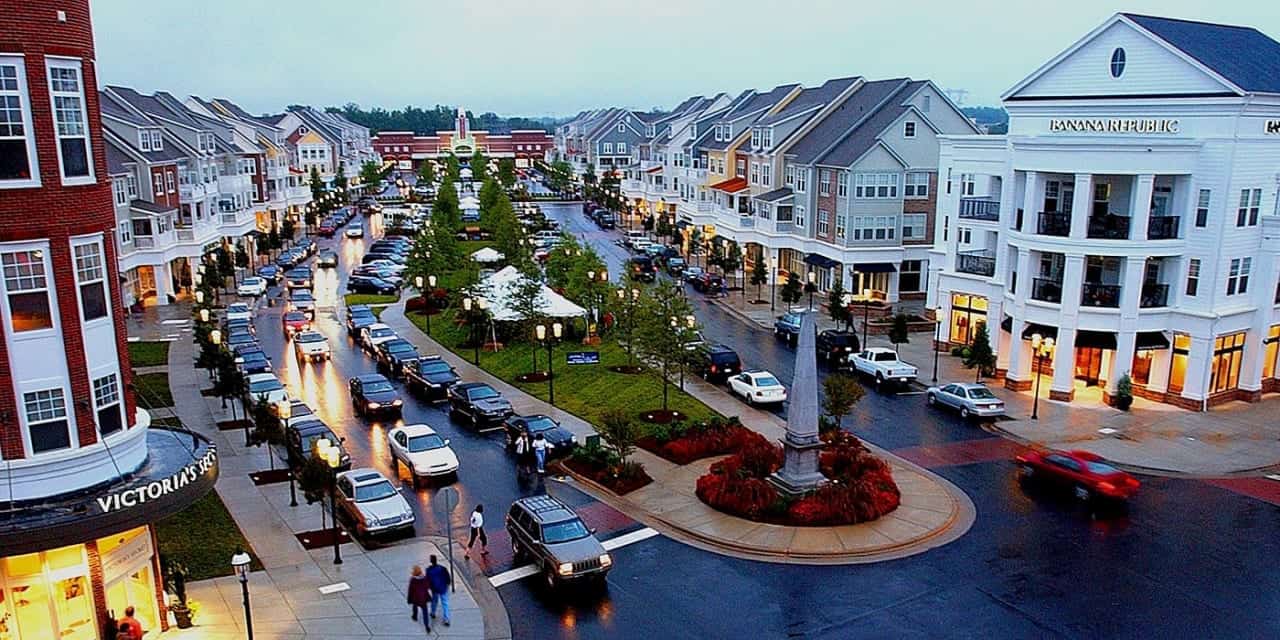 Birkdale Village residential community in Huntersville North Carolina