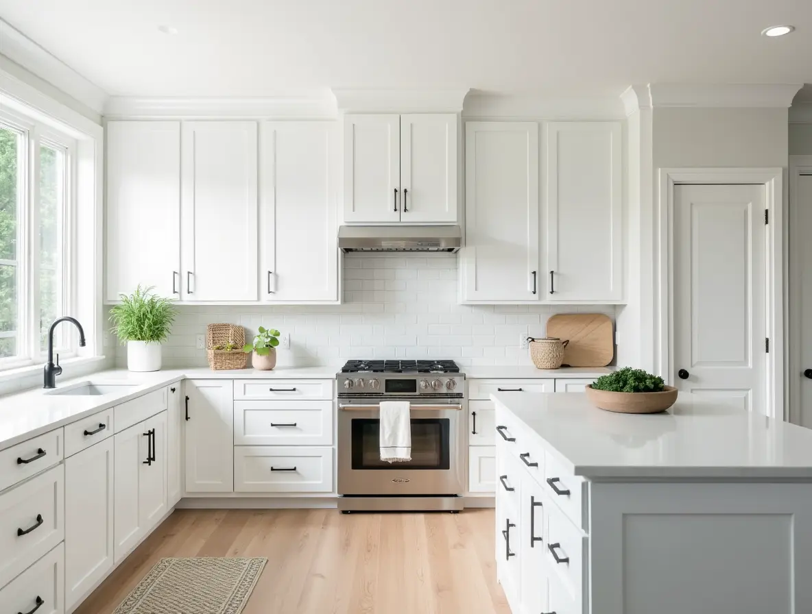 Kitchen remodel budget planning guide showing cost-saving upgrade ideas for a stylish new space
