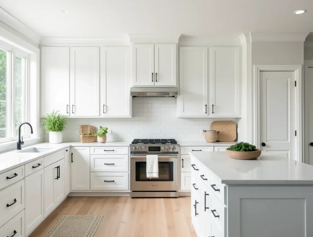Kitchen remodel budget planning guide showing cost-effective upgrade options for homeowners